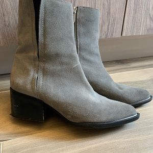 Suede booties